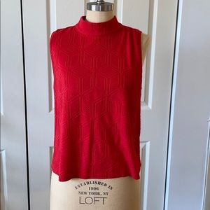 Anthropologie mock neck tank
